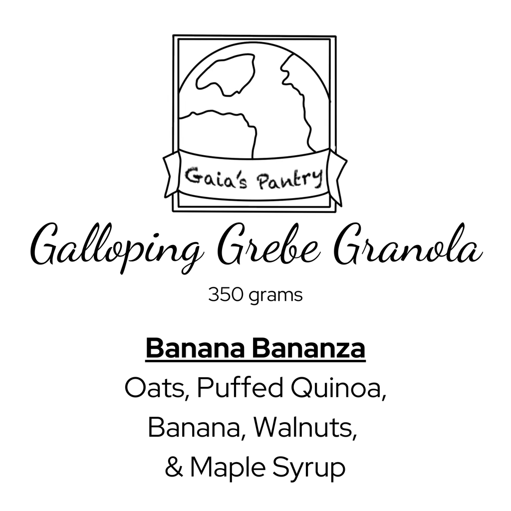 Galloping Grebe Granola - Banana Banaza