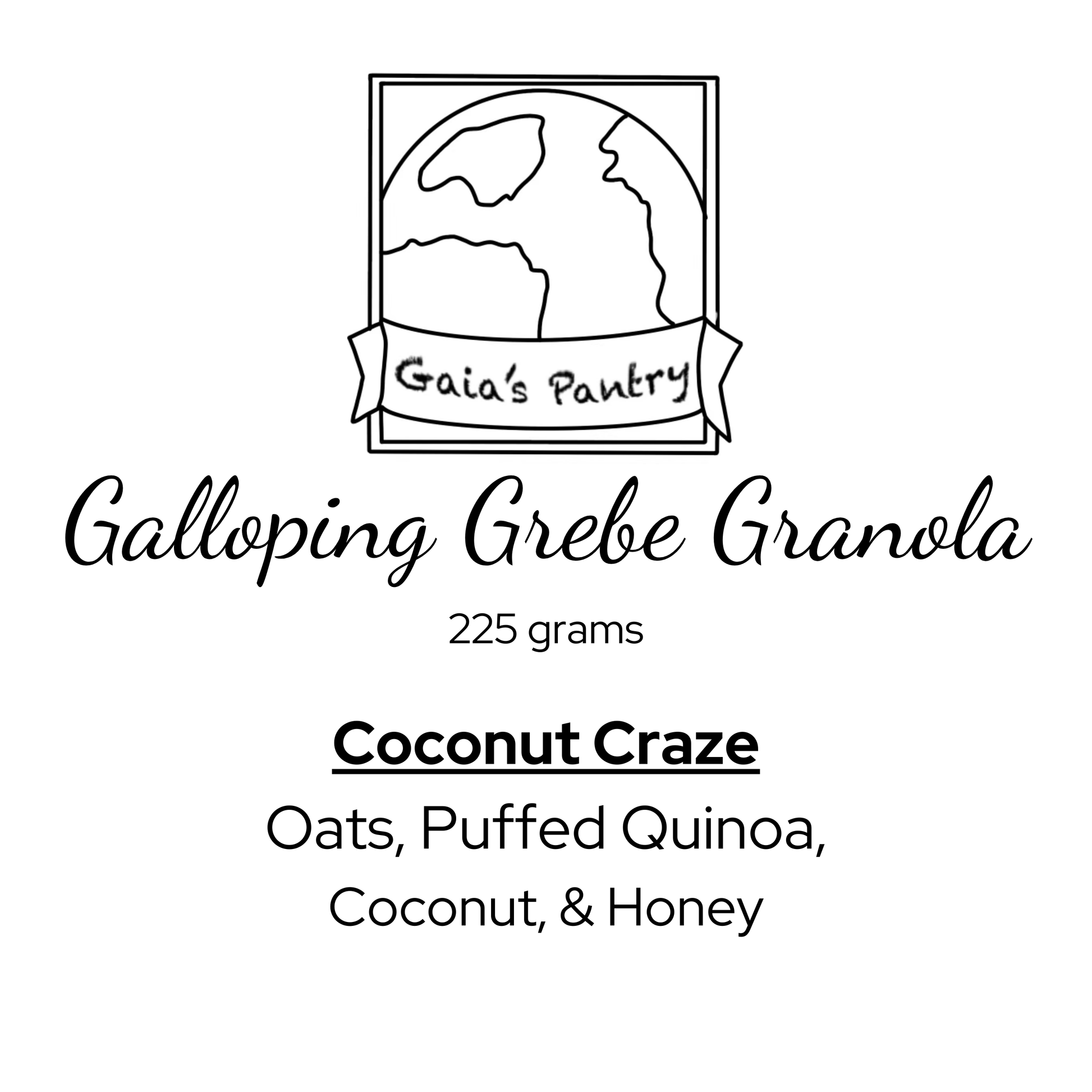 Galloping Grebe Granola - Coconut Craze