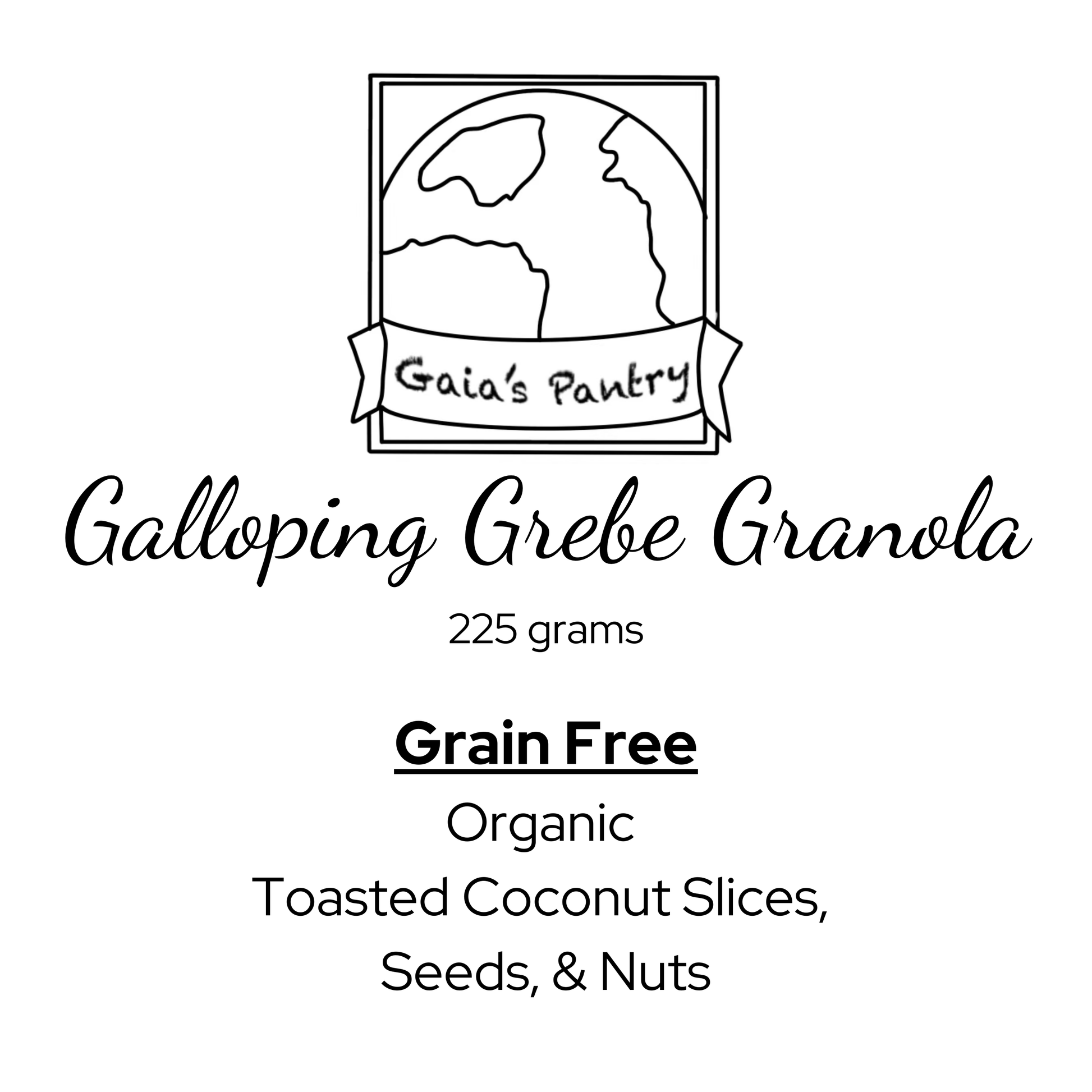 Galloping Grebe Granola - Grain Free