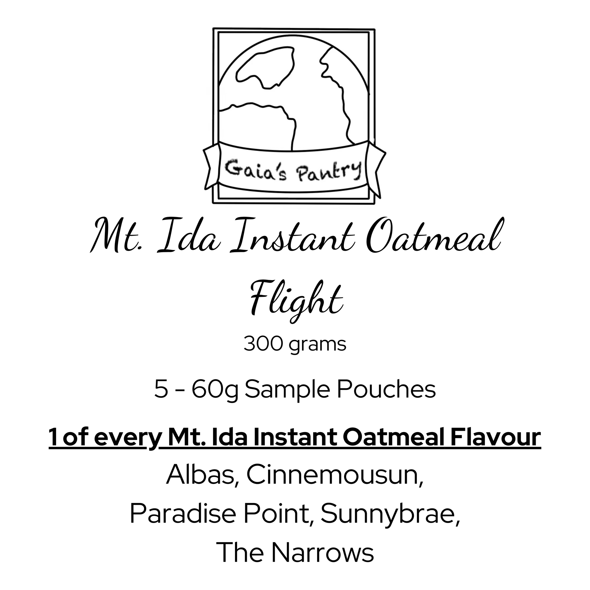 Mt. ida Instant Oatmeal - Flight
