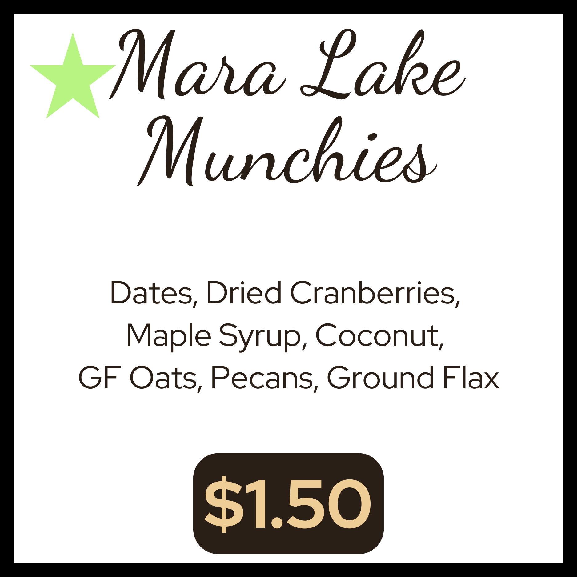 Mara Lake Munchie